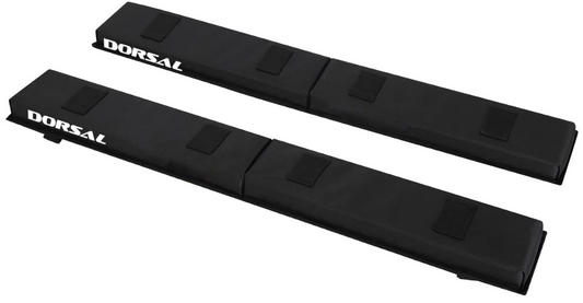 DORSAL Roof Rack Crossbar Folding Pads Lightweight Anti-Vibration - Pack of 2 for Kayak Canoe Surfboard Paddle Board SUP Snow Board DORSAL®