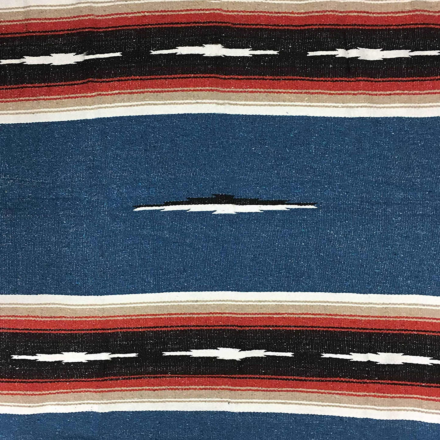 Harvest Moon Diamond Baja Blanket - Blue West Path