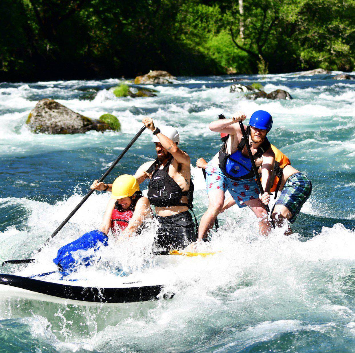 PreSale Inflatable Party Multi Person Paddle Board 14'x54'