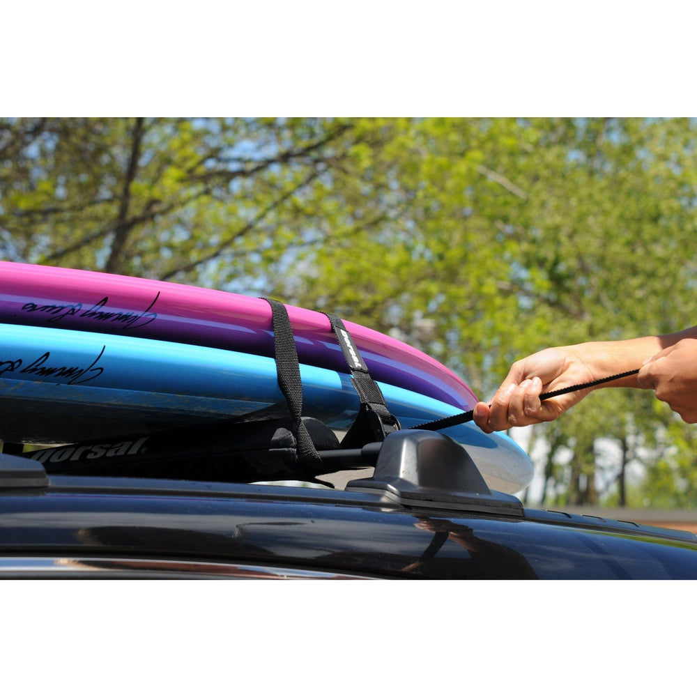 DORSAL Aero Roof Rack Pads 28 Inch Wide with Locking Straps - Pack of 4 for Car Surfboard Kayak SUP Long DORSAL®