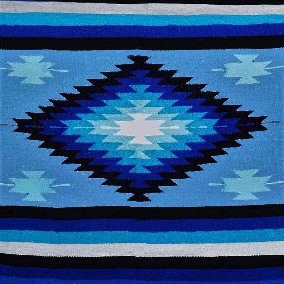 Blue Shades Diamond Blanket West Path