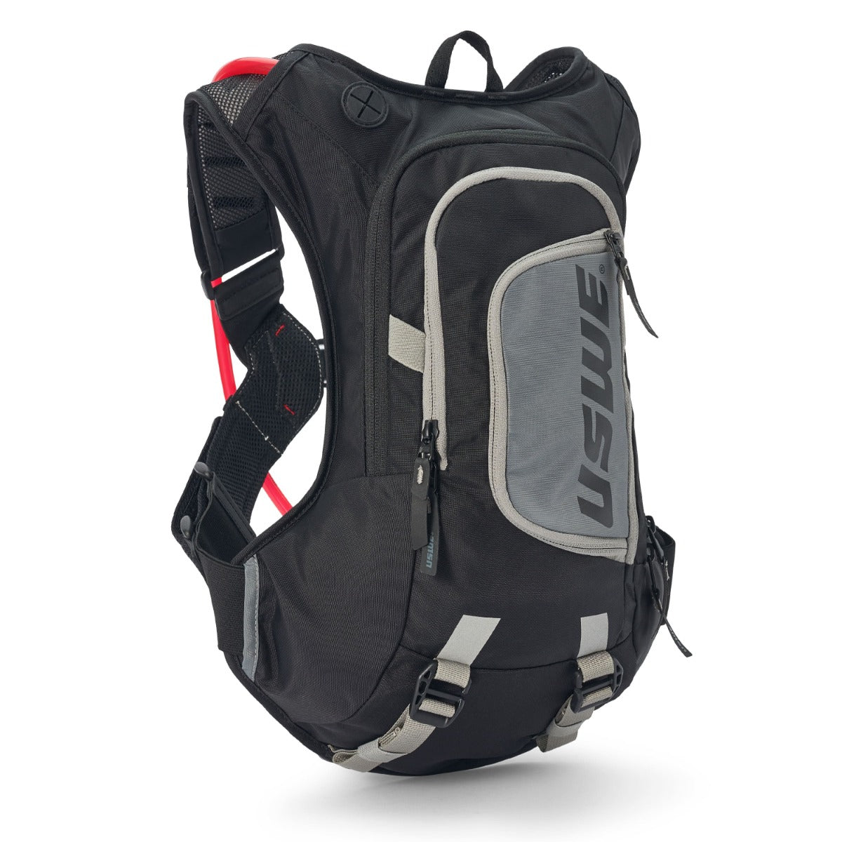 USWE Moto Hydro 8L Black Carbon Hydration Pack PNP Tube LiveTheGnar
