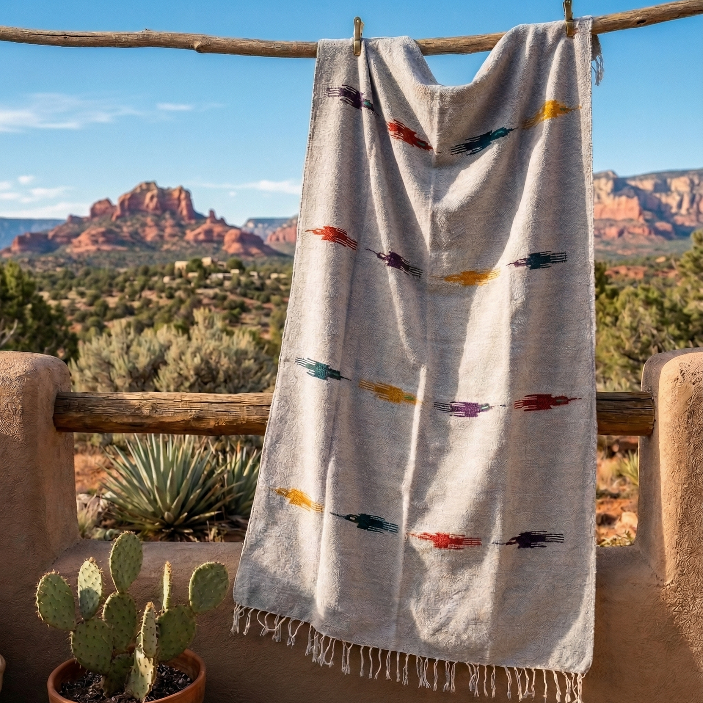 Heather Grey Baja Thunderbird Blanket