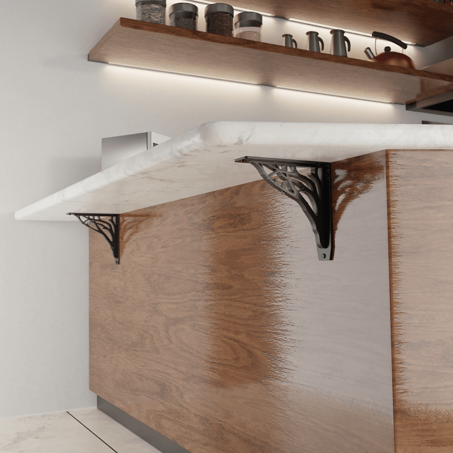 Angel Oak Heavy Duty Steel Brackets for Shelving