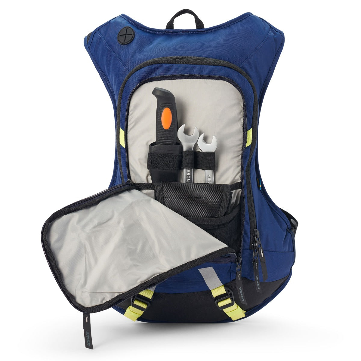 USWE Moto Hydro 12L Factory Blue Hydration Pack PNP Tube LiveTheGnar