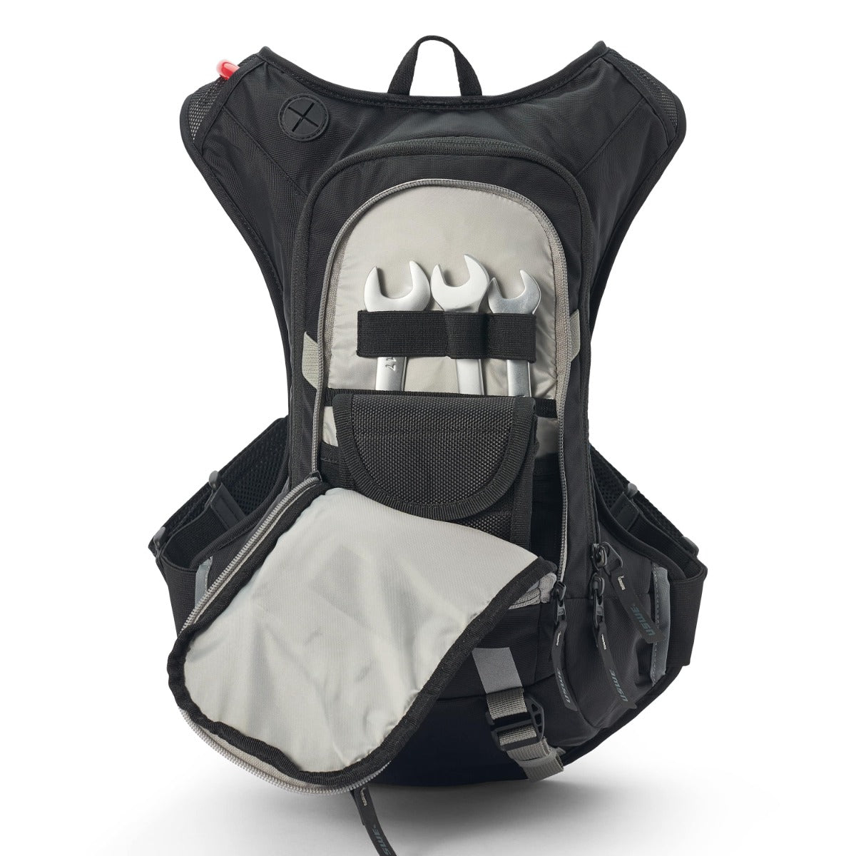 USWE Moto Hydro 8L Black Carbon Hydration Pack PNP Tube LiveTheGnar