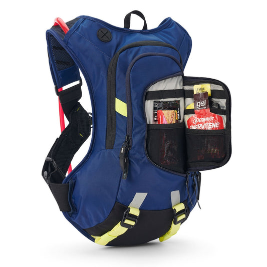 USWE Moto Hydro 8L Factory Blue Hydration Pack PNP Tube LiveTheGnar