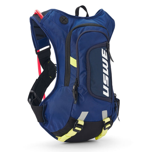USWE Moto Hydro 12L Factory Blue Hydration Pack PNP Tube LiveTheGnar