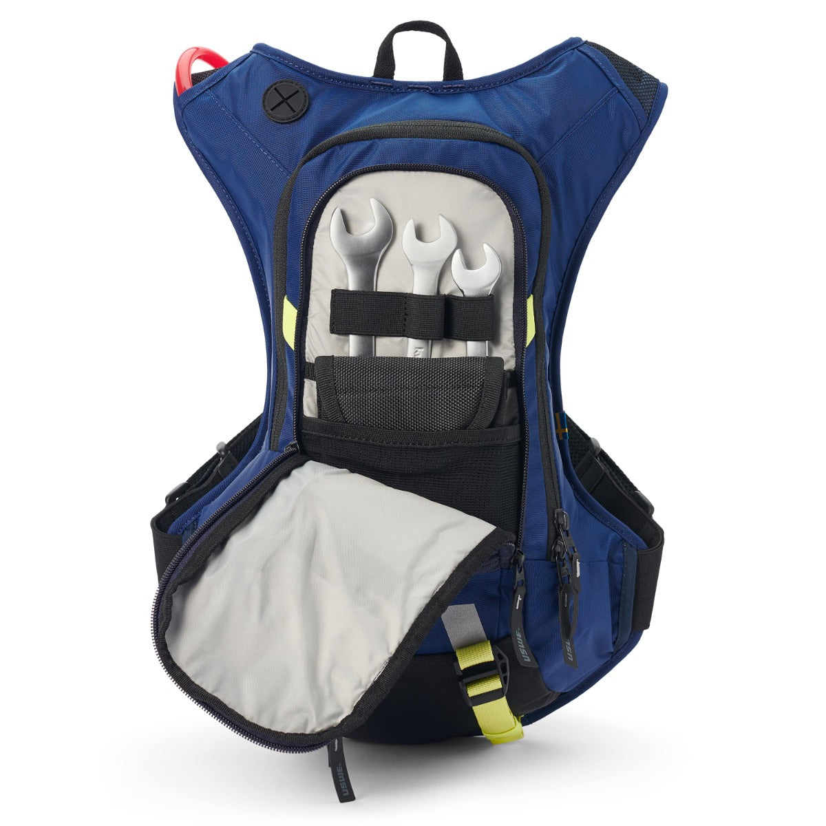 USWE Moto Hydro 8L Factory Blue Hydration Pack PNP Tube LiveTheGnar