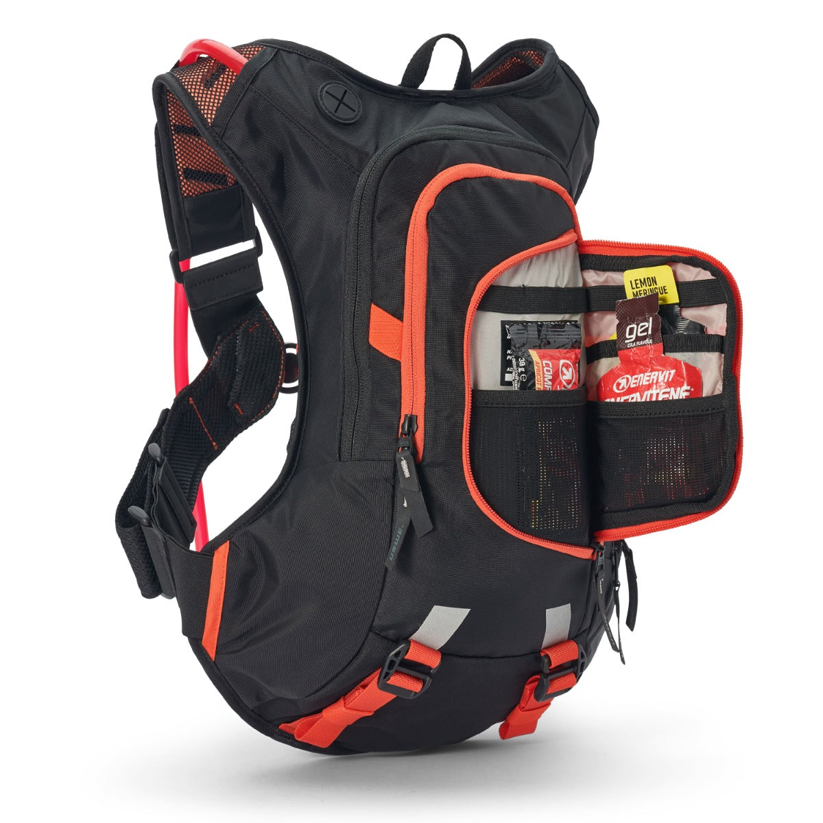 USWE Moto Hydro 8L Factory Orange Hydration Pack PNP Tube LiveTheGnar