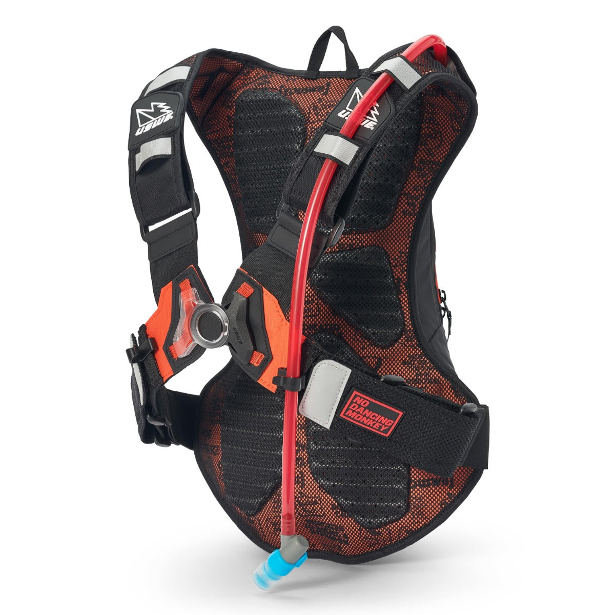 USWE Moto Hydro 8L Factory Orange Hydration Pack PNP Tube LiveTheGnar