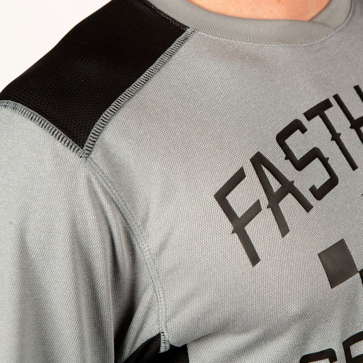 Fasthouse Alloy Roam LS Jersey - Heather Grey