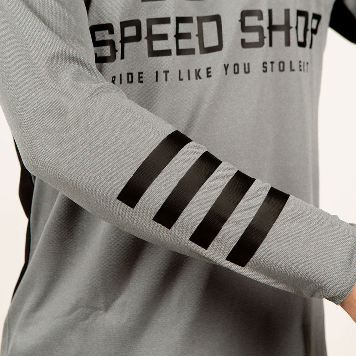 Fasthouse Alloy Roam LS Jersey - Heather Grey