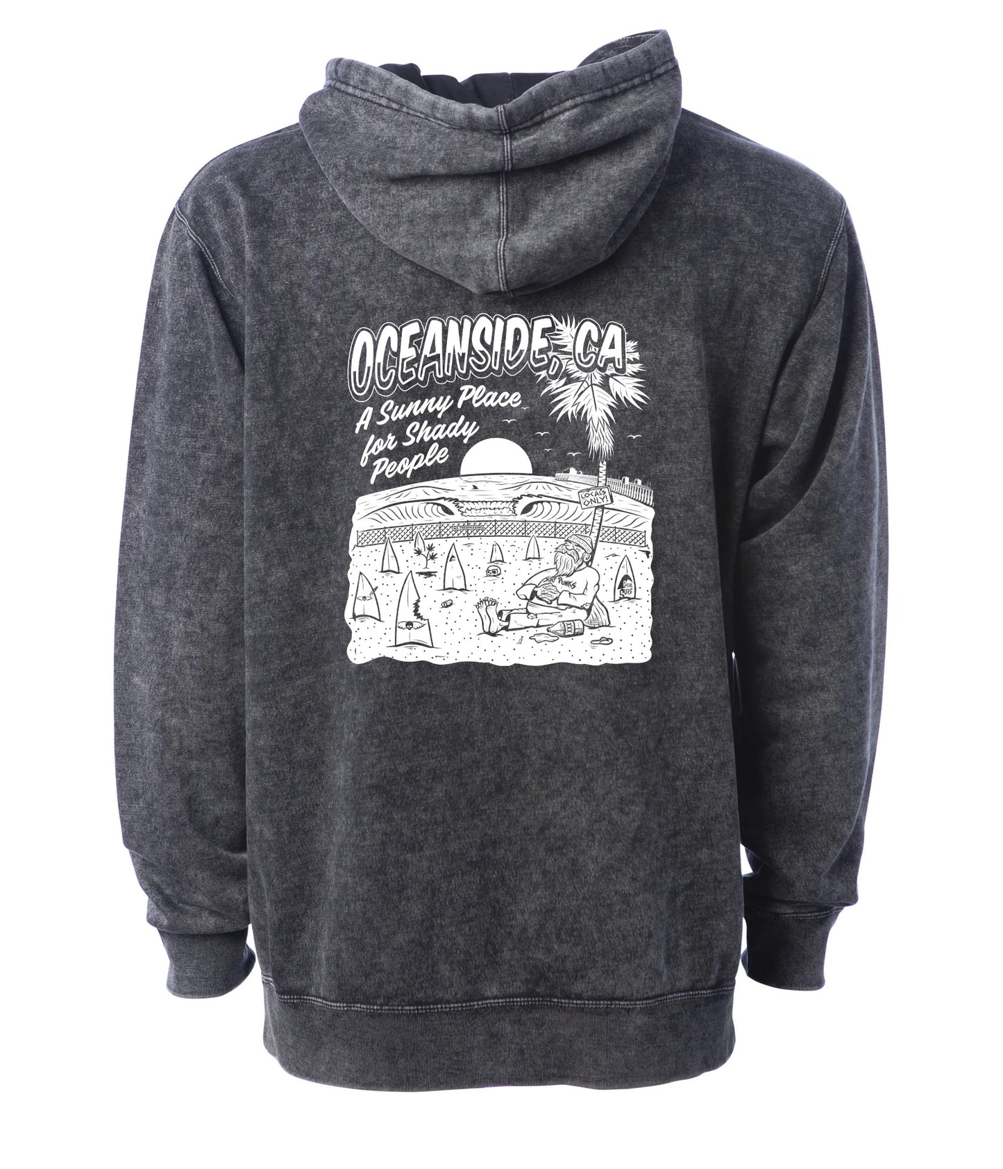 Sunny Place Stonewashed Hoodie