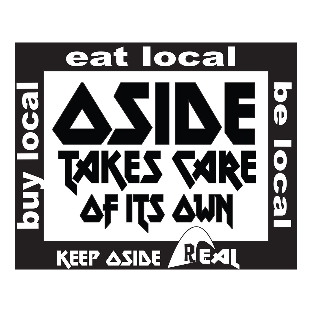 Oside Takes Care Of It's Own Sticker – RealSurfShop