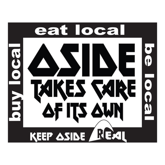 Oside Takes Care Of It's Own Sticker