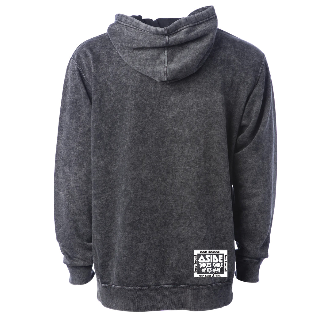 Oside Takes Care Of Its Own  Stonewashed Hoodie